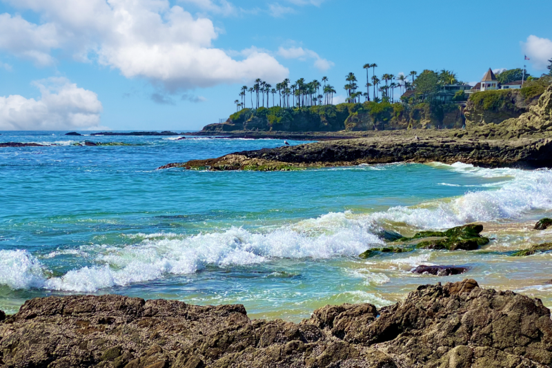 A view of an Orange County beach