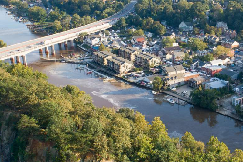 Aerial view of Prince William 